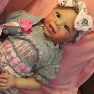 Reborn baby girl doll